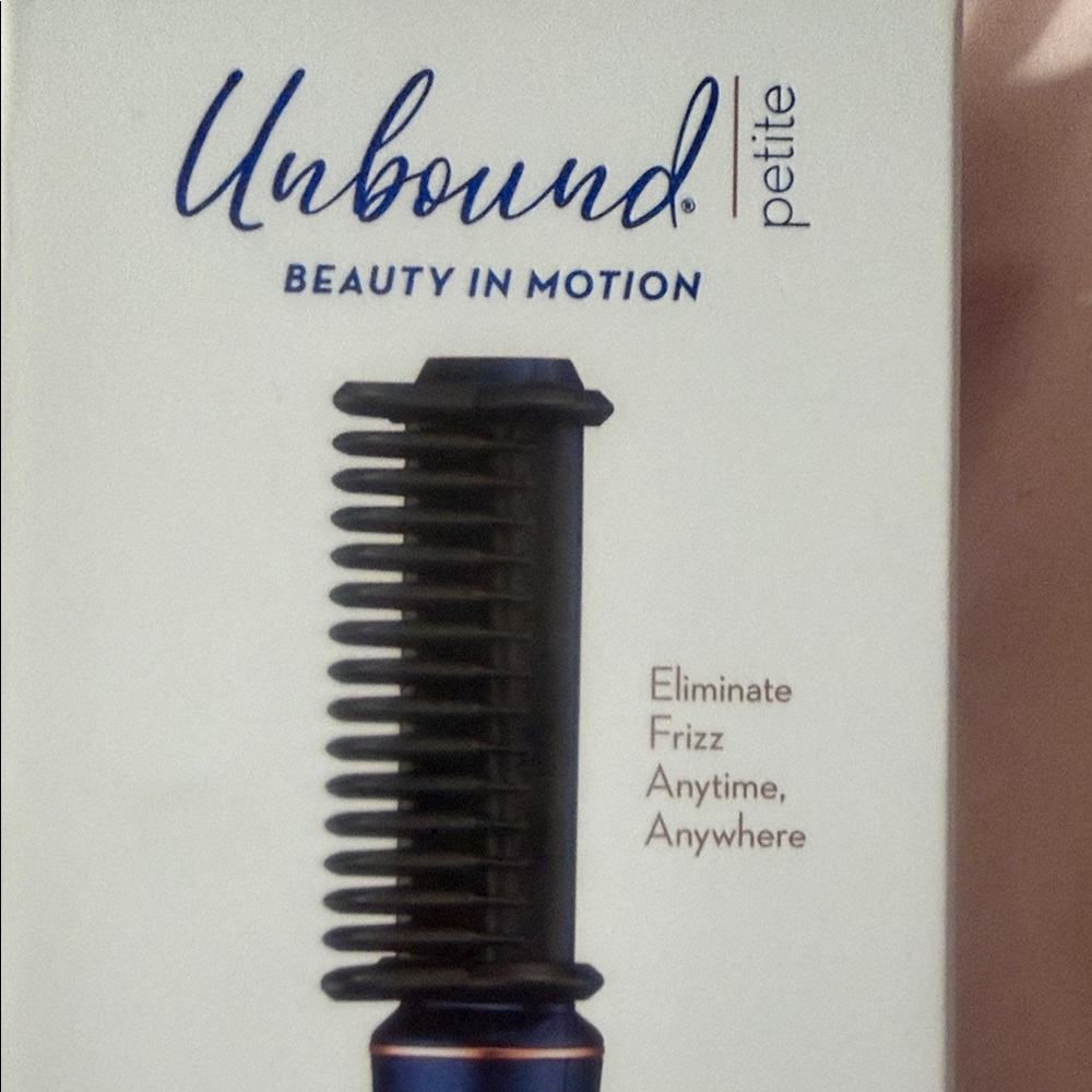 Unbound Petite Travel Hair hot comb - Blue